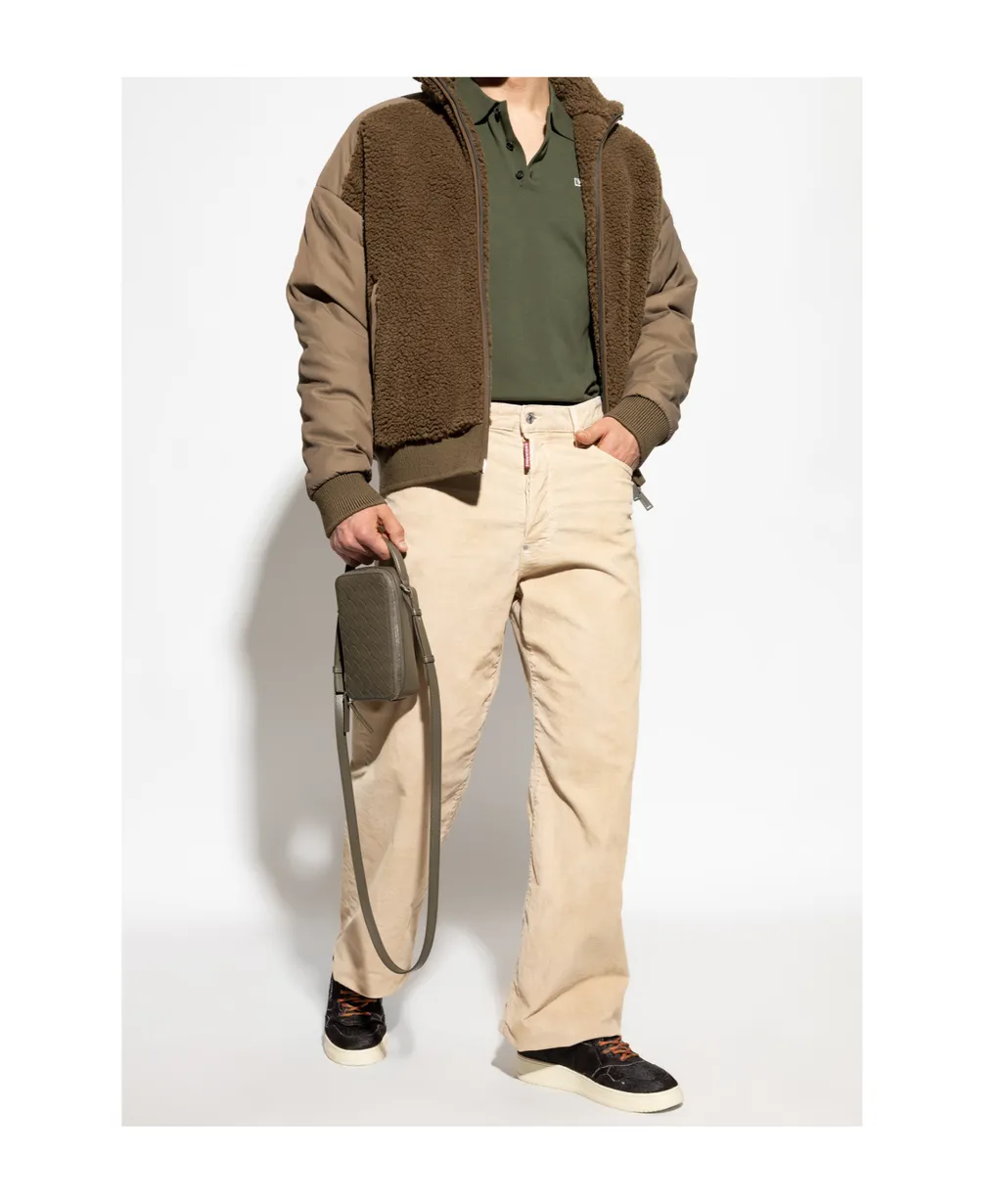 Dsquared2 Loose-Fit Ribbed Trousers