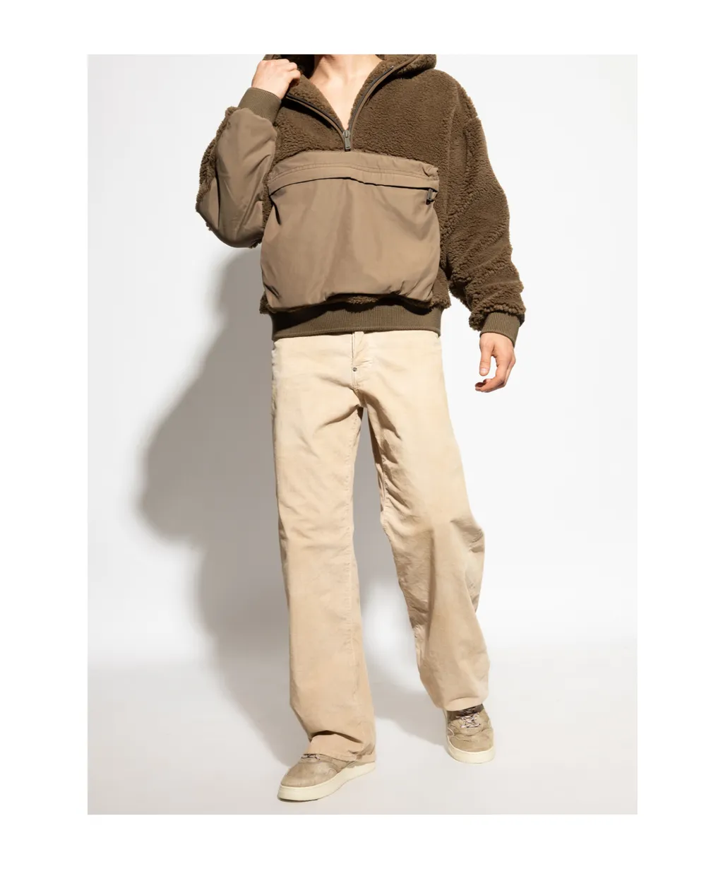 Dsquared2 Half-Zip Fleece Hoodie