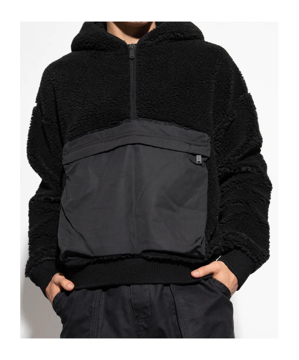 Dsquared2 Half-Zip Fleece Hoodie