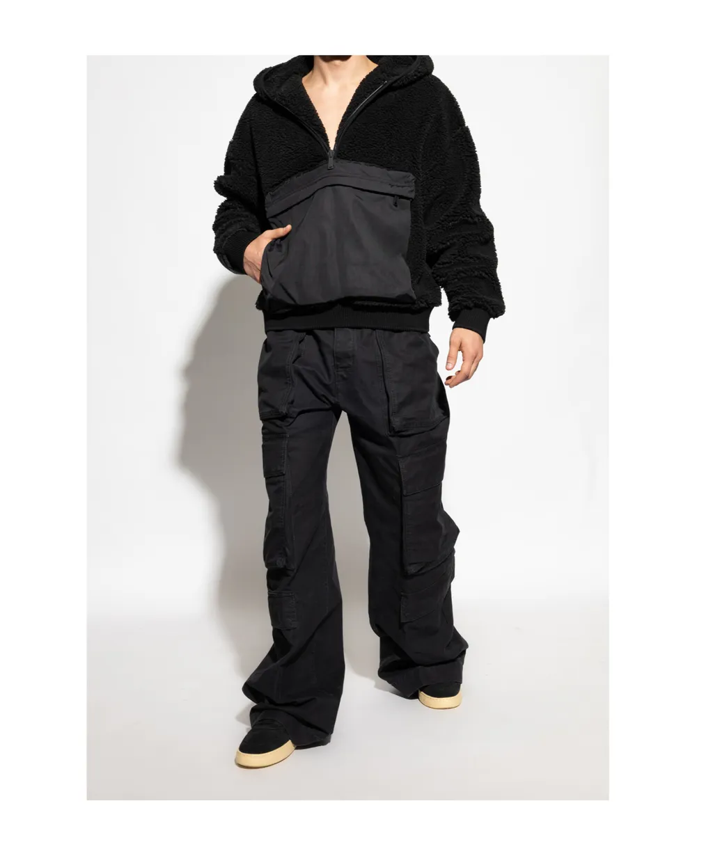 Dsquared2 Half-Zip Fleece Hoodie