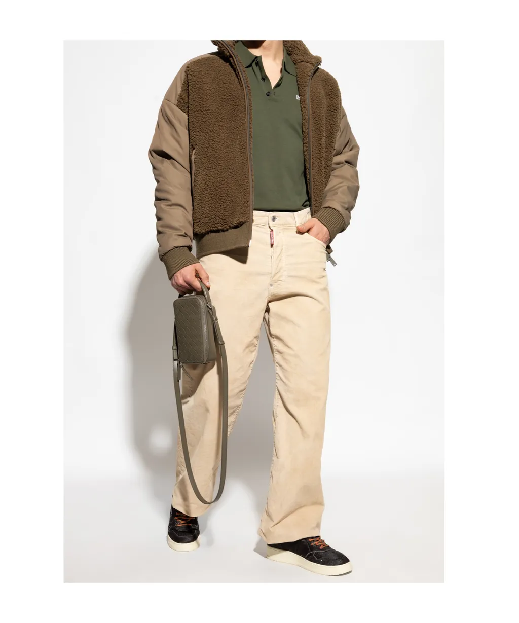 Dsquared2 Icon Logo High-Neck Fleece Jacket