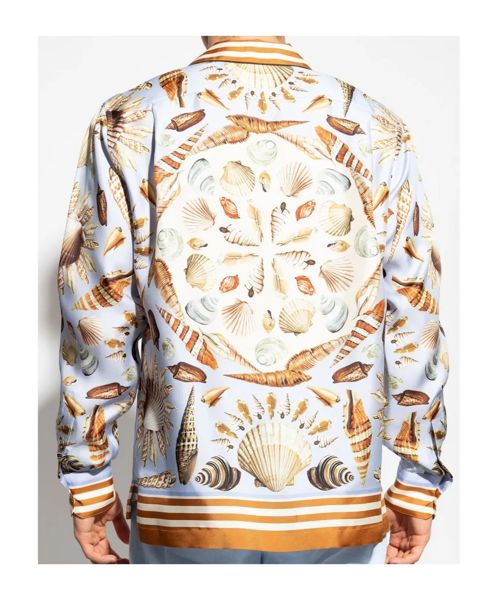 Dolce & Gabbana Shell Printed Long-Sleeved Shirt