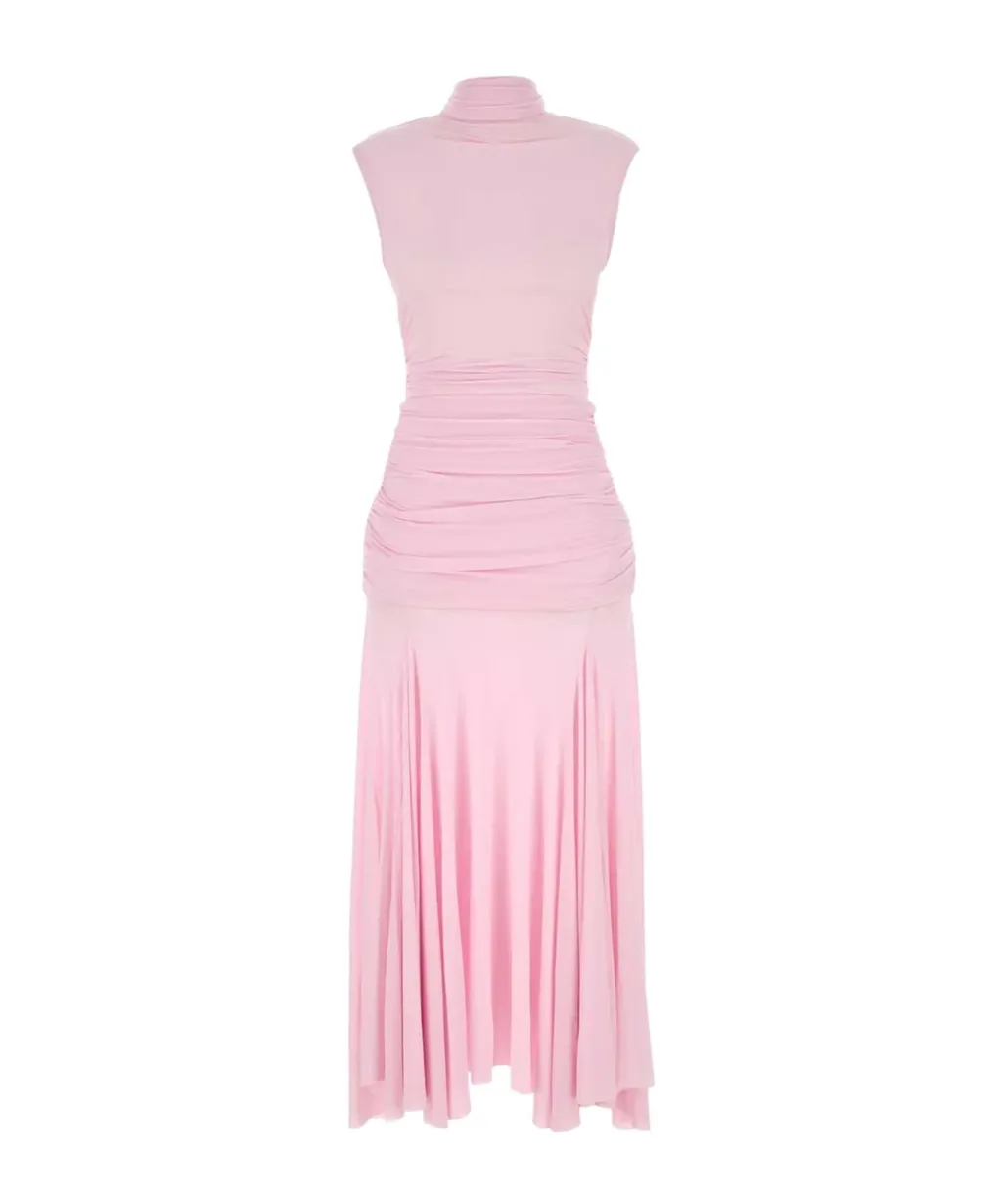 Magda Butrym High-Neck Midi Dress