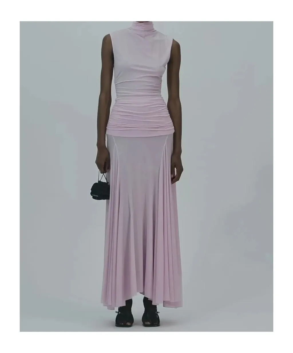 Magda Butrym High-Neck Midi Dress