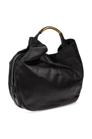 Moschino Logo Lettering Top Handle Bag
