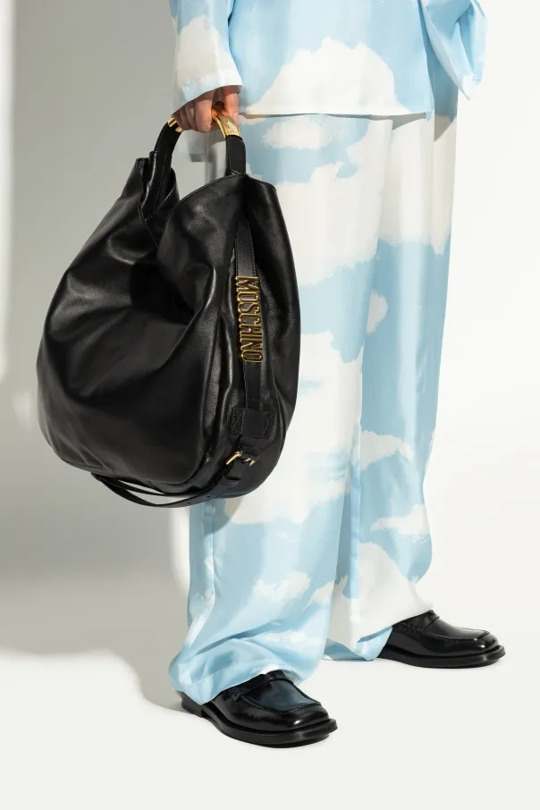 Moschino Logo Lettering Top Handle Bag