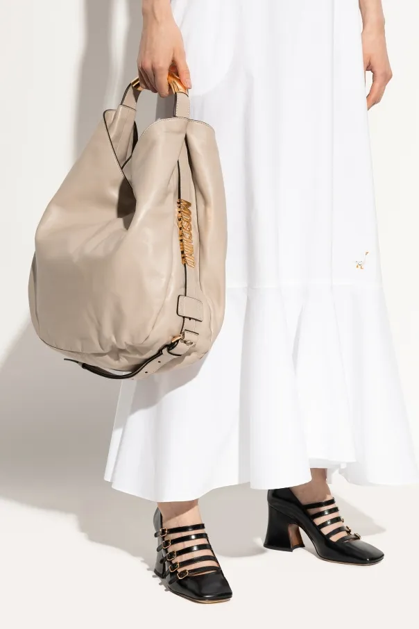 Moschino Logo Lettering Top Handle Bag