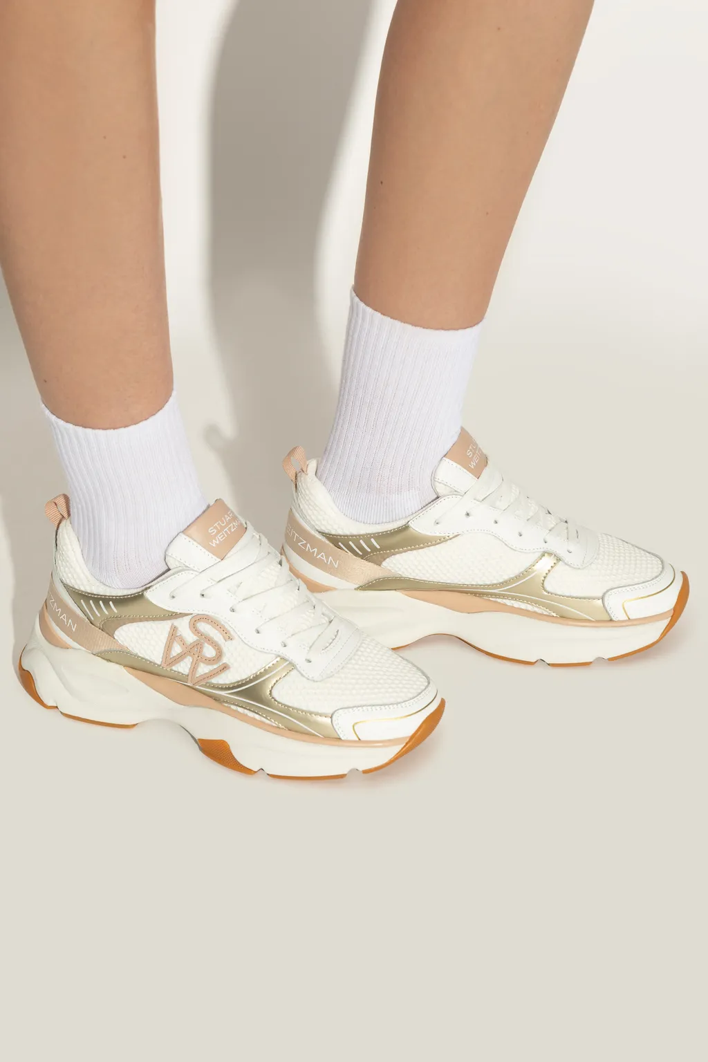 Low-Top Lace-Up Sneakers