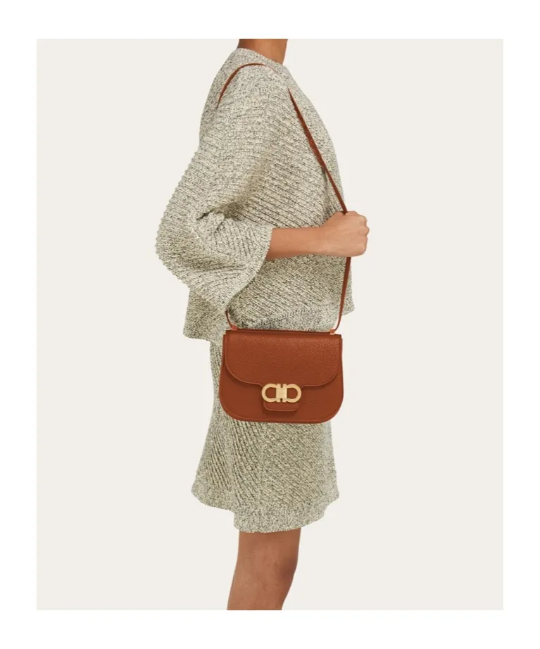 Ferragamo Gancini Foldover Crossbody Bag