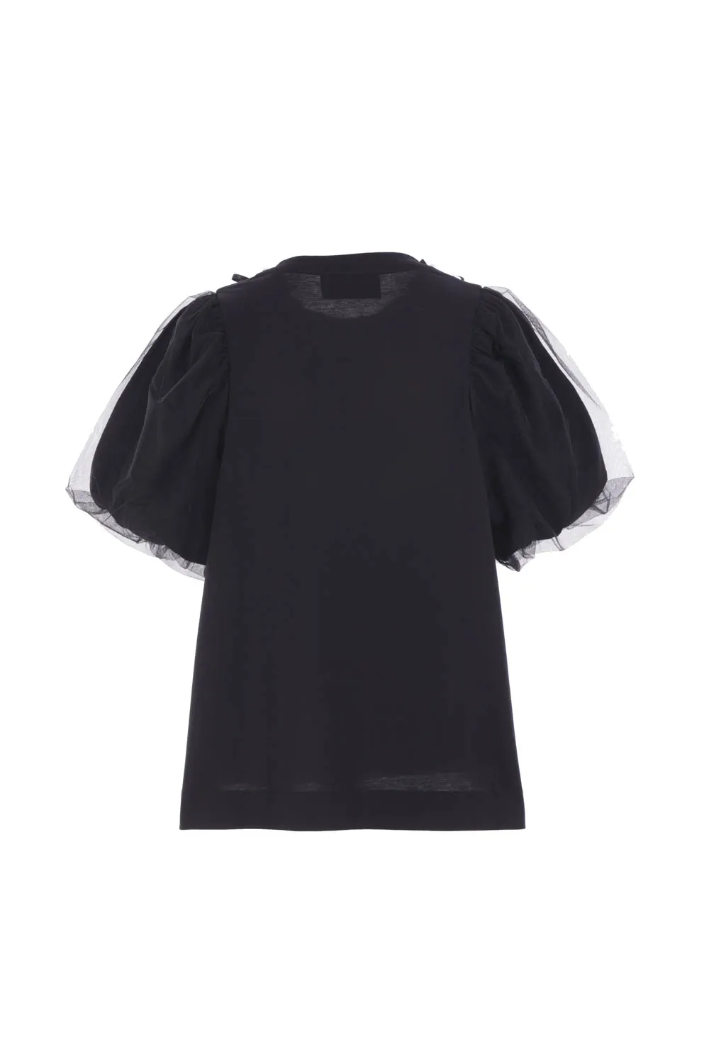 Simone Rocha Embellished Tulle Detailed Top