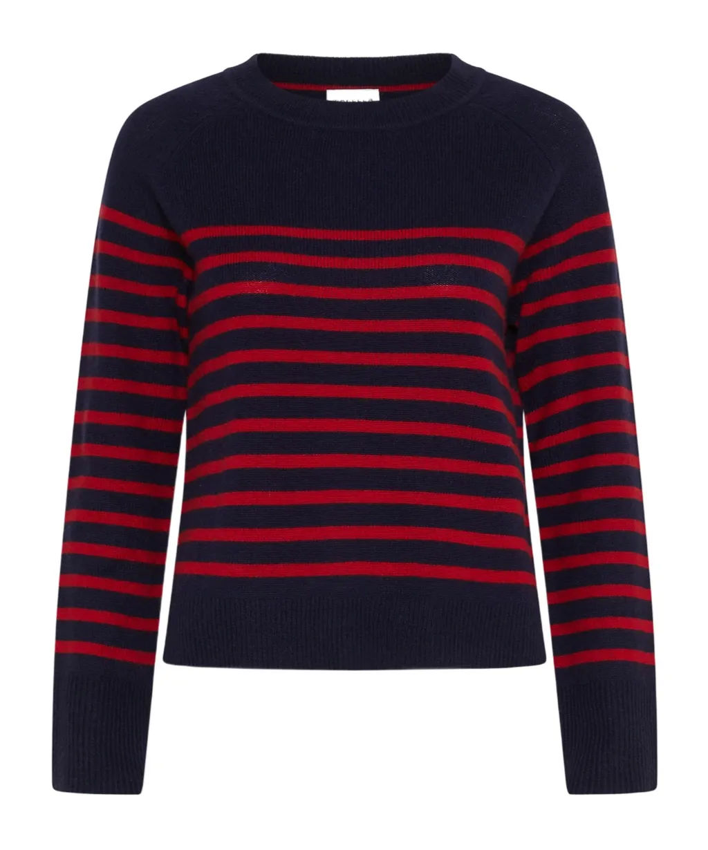 Cashmere-Blend Sweater - Navy