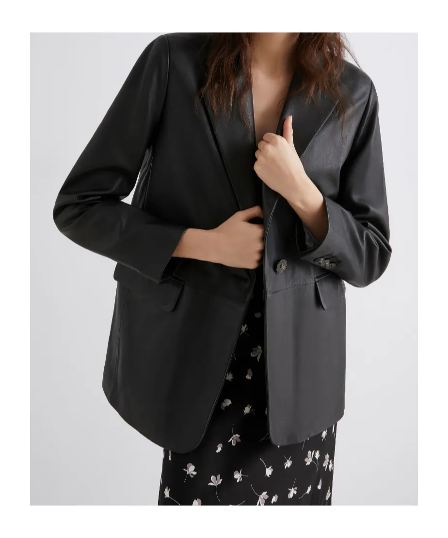 Leather Blazer