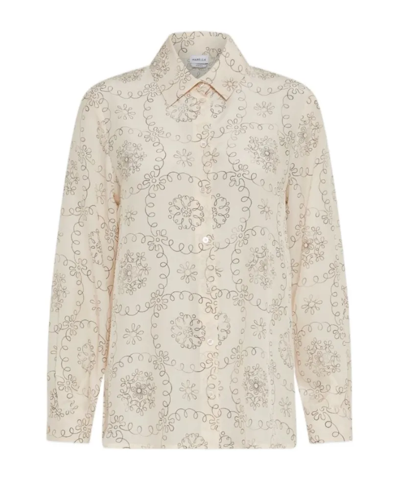 Printed Crepe Shirt