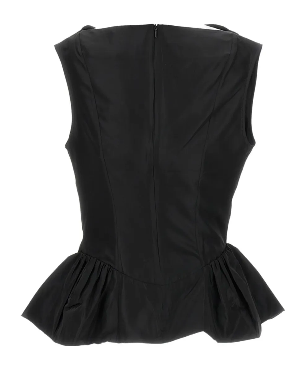 Draped And Fitted Top