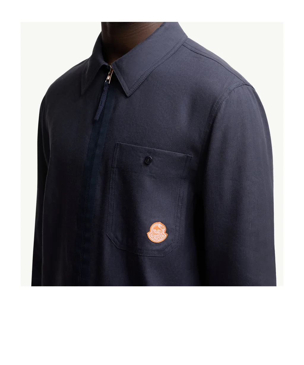 Moncler X Gilga Farm By Donald Glover Linen Blend Shirt