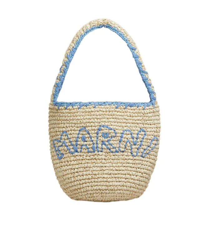 Marni Logo Detailed Small Hobo Bag