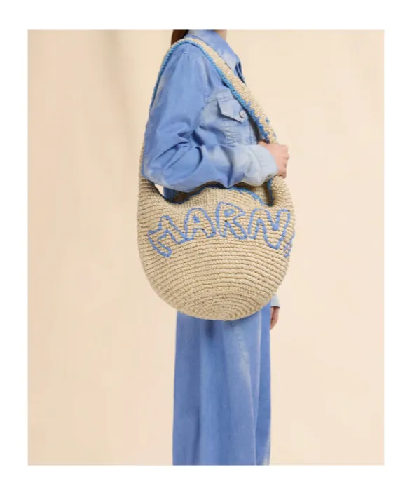 Marni Logo Detailed Small Hobo Bag
