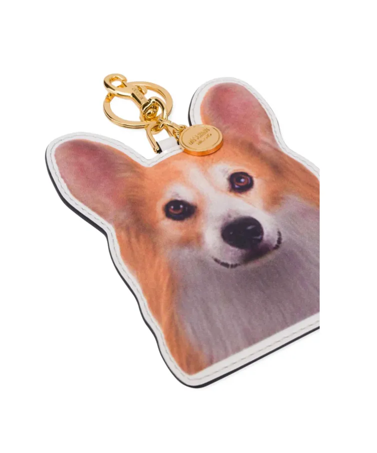 Dog-Motif Keyring