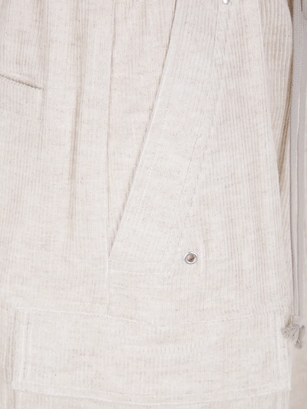 Rick Owens Bella Zip-Fly Drawstring Cargo Trousers