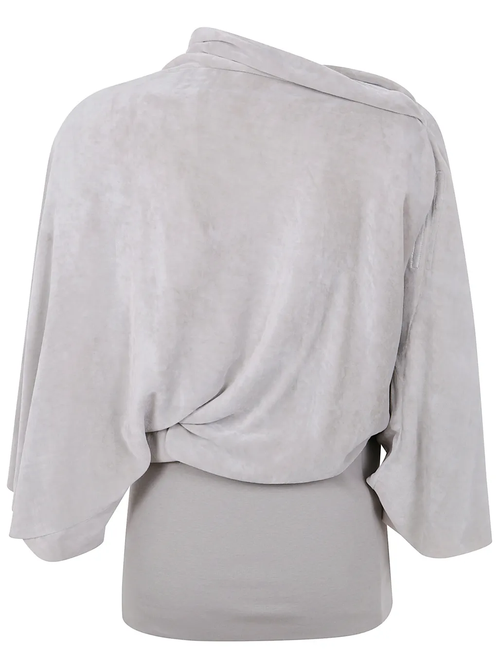 Draped Cowl-Neck Top