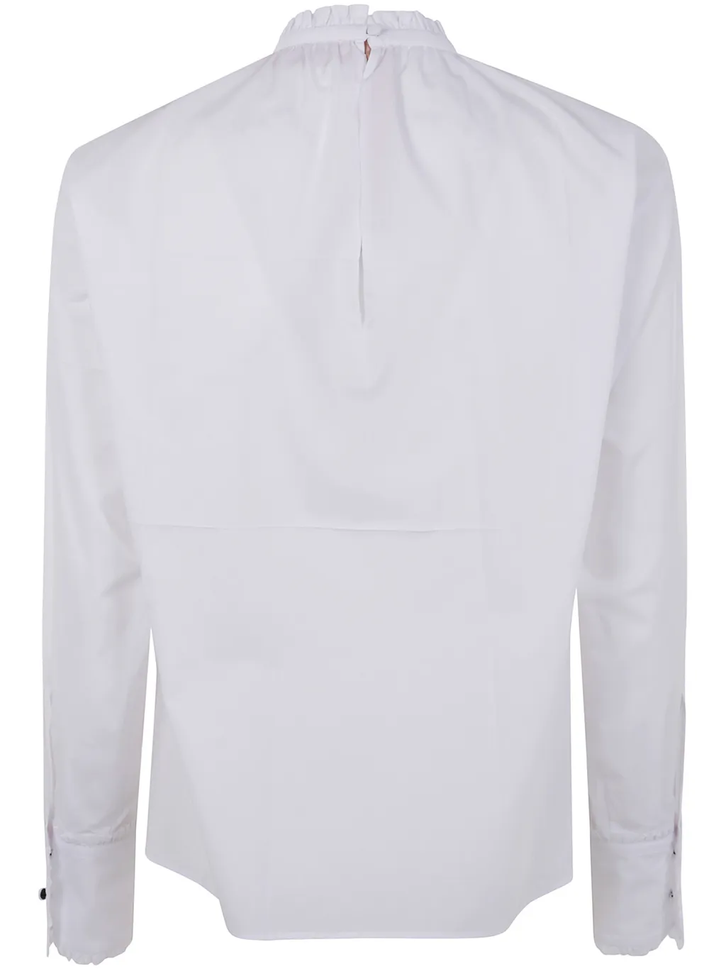 Bow-Detailed Ruffled Shirt