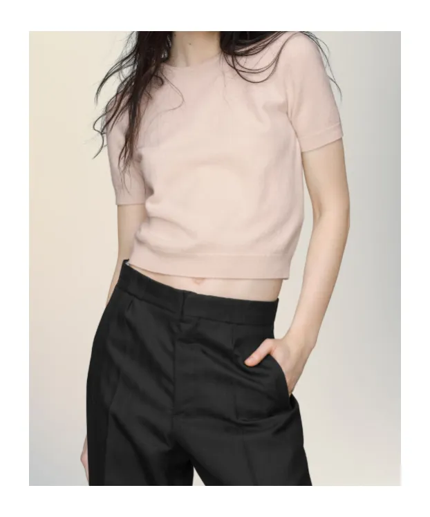 Crewneck Knit Top