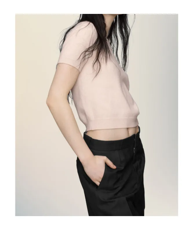 Crewneck Knit Top