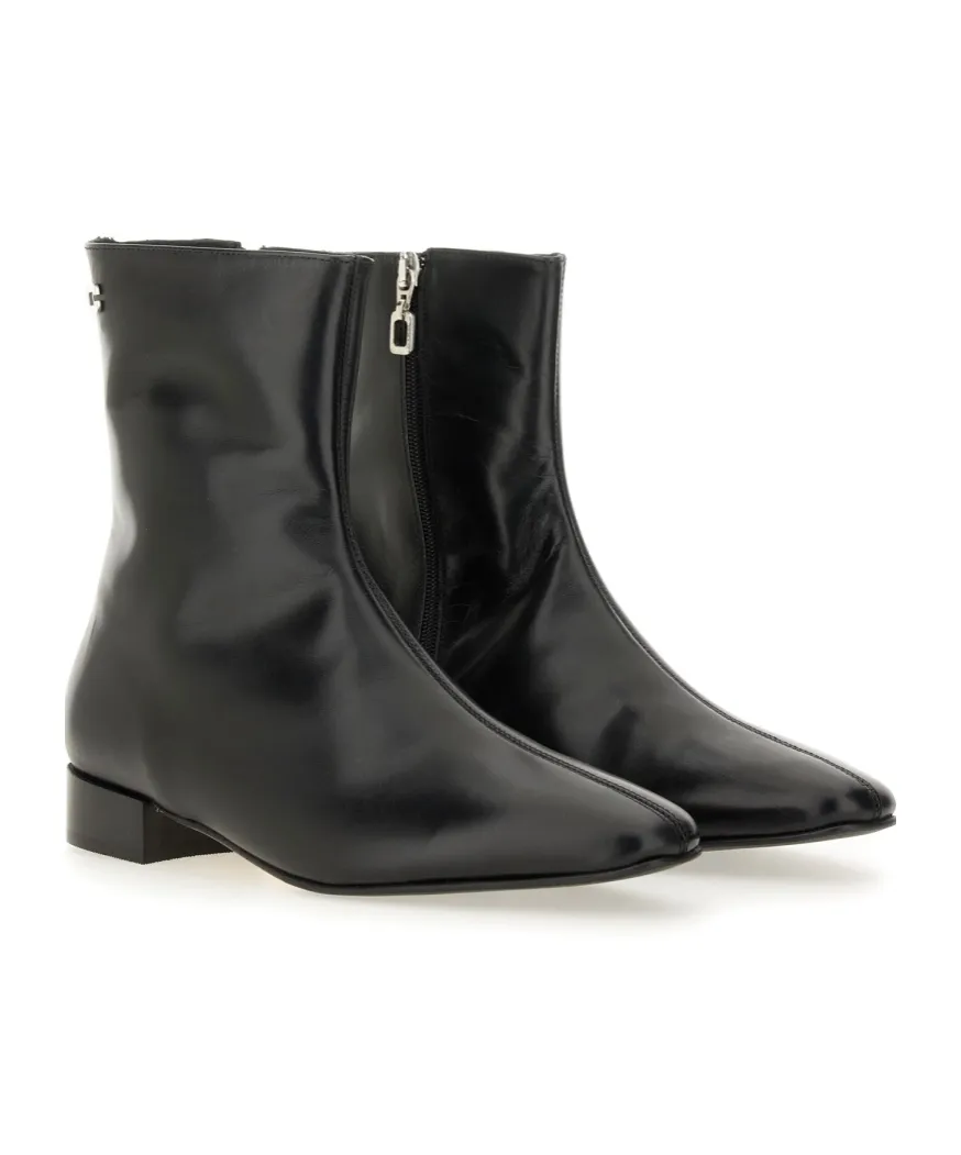 Carel Pointed Toe Zipped Boots