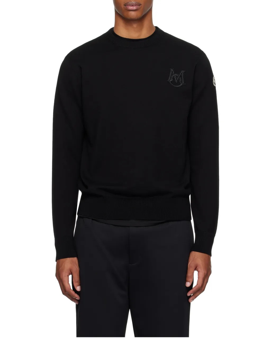 Moncler Embroidered Monogram Jumper