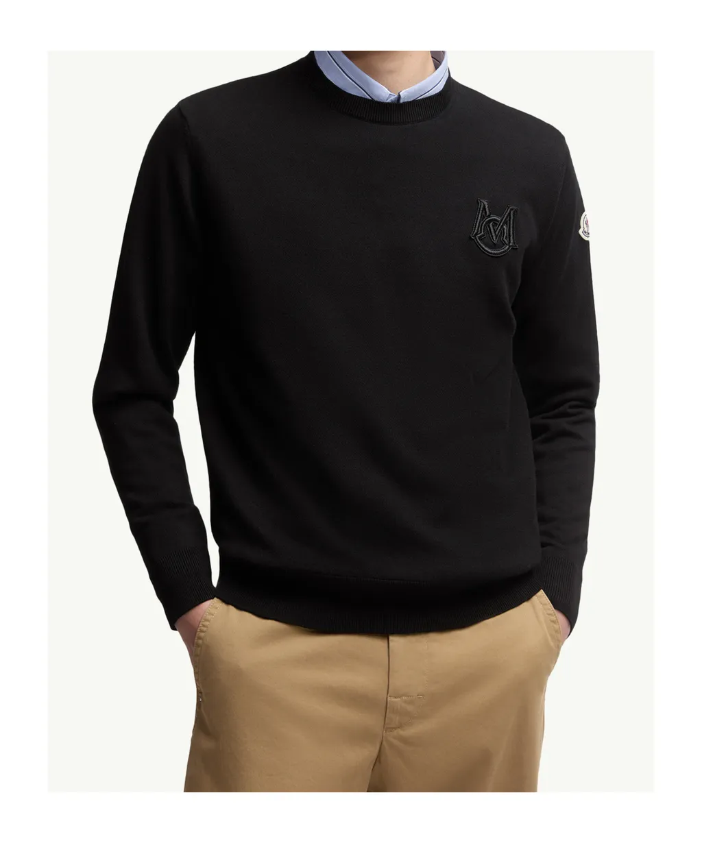 Moncler Embroidered Monogram Jumper