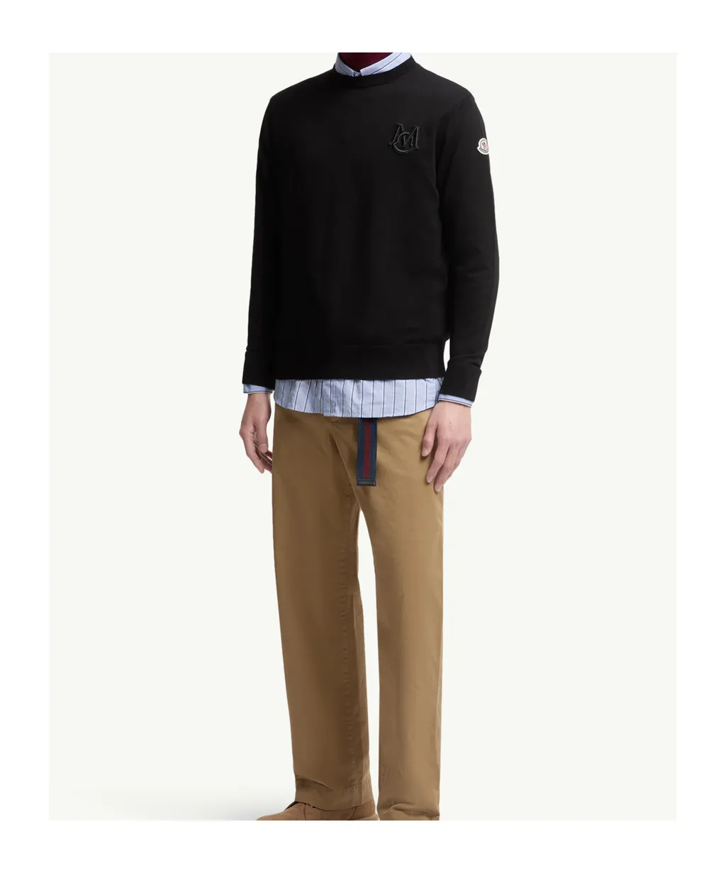 Moncler Embroidered Monogram Jumper
