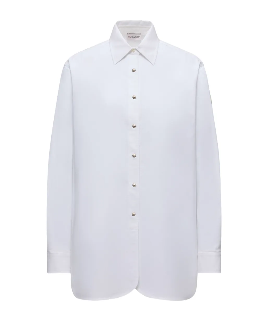 Moncler Logo Patch Long Sleeved Shirt