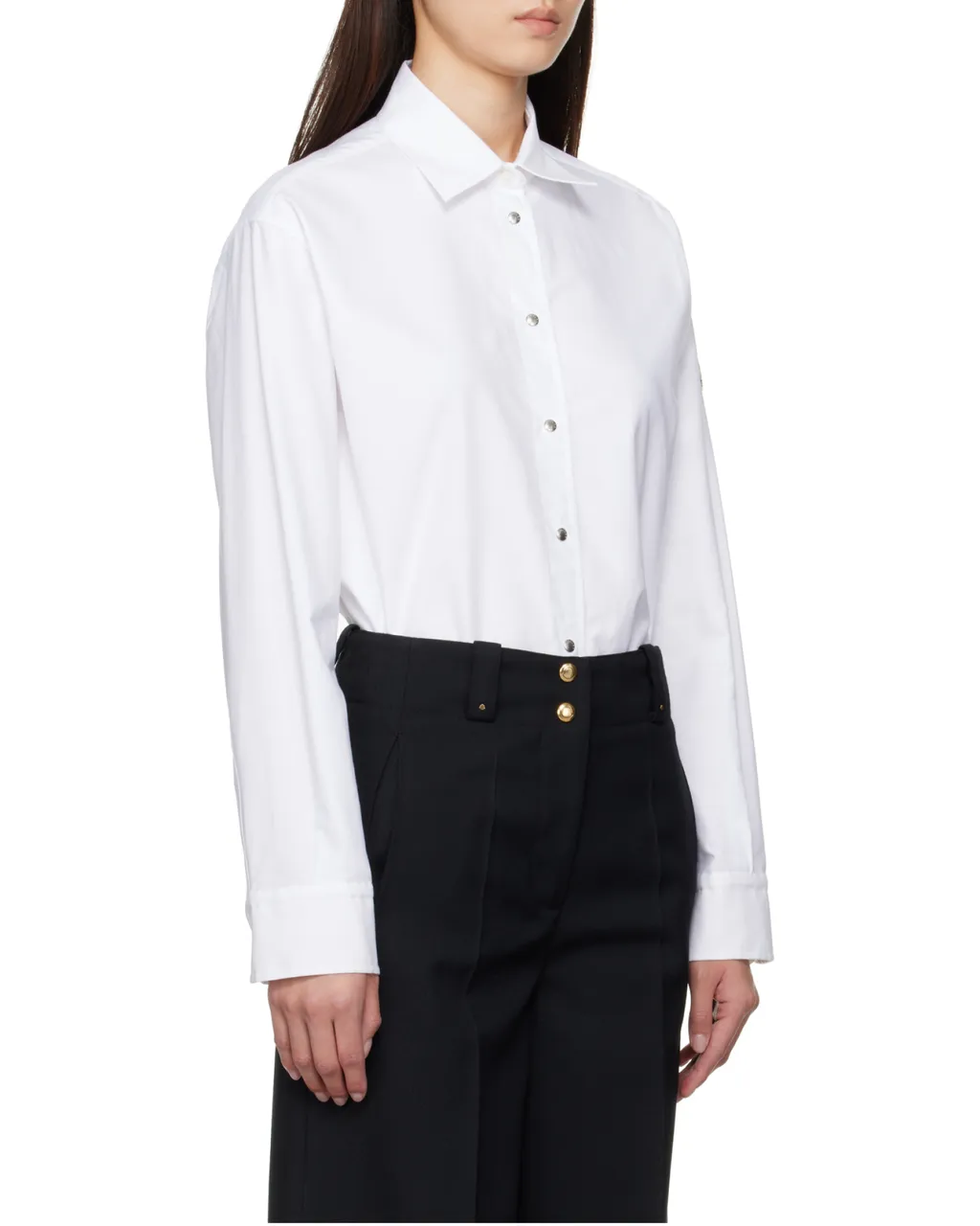 Moncler Logo Patch Long Sleeved Shirt