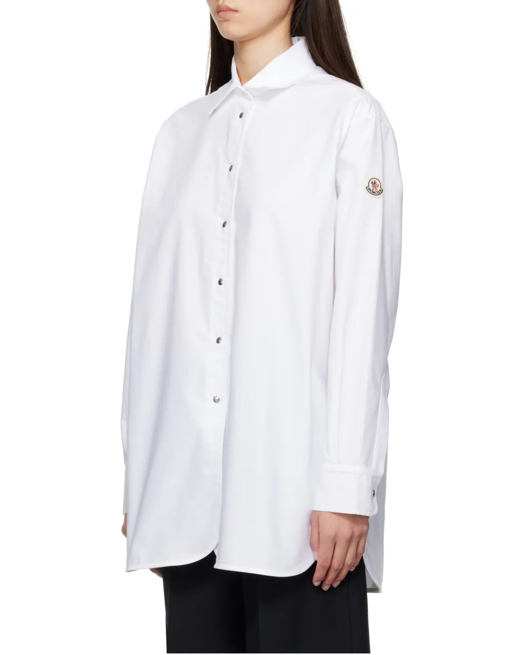 Moncler Logo Patch Long Sleeved Shirt