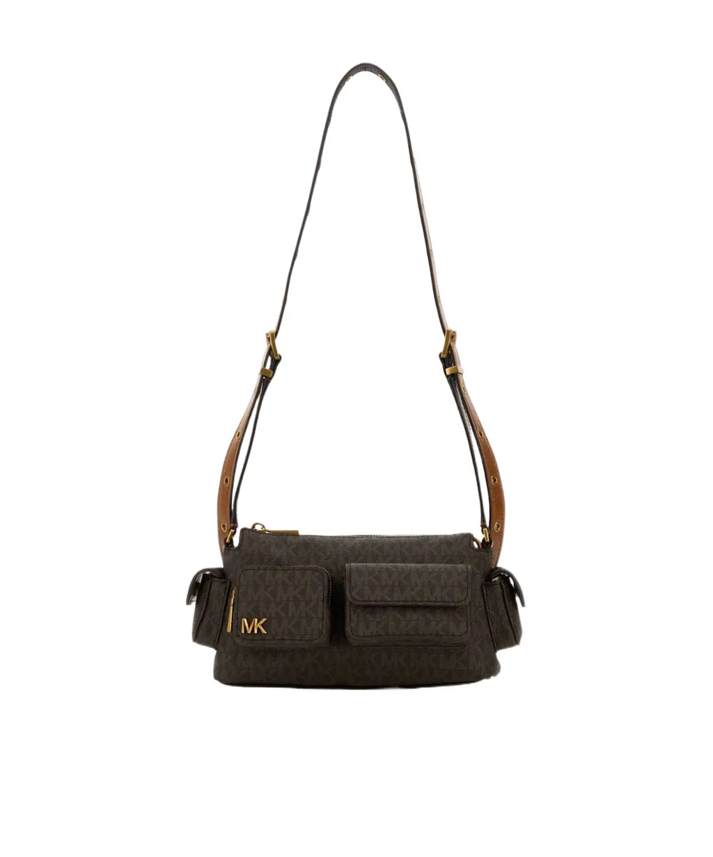 Michael Michael Kors Dakota Small Signature Logo Shoulder Bag