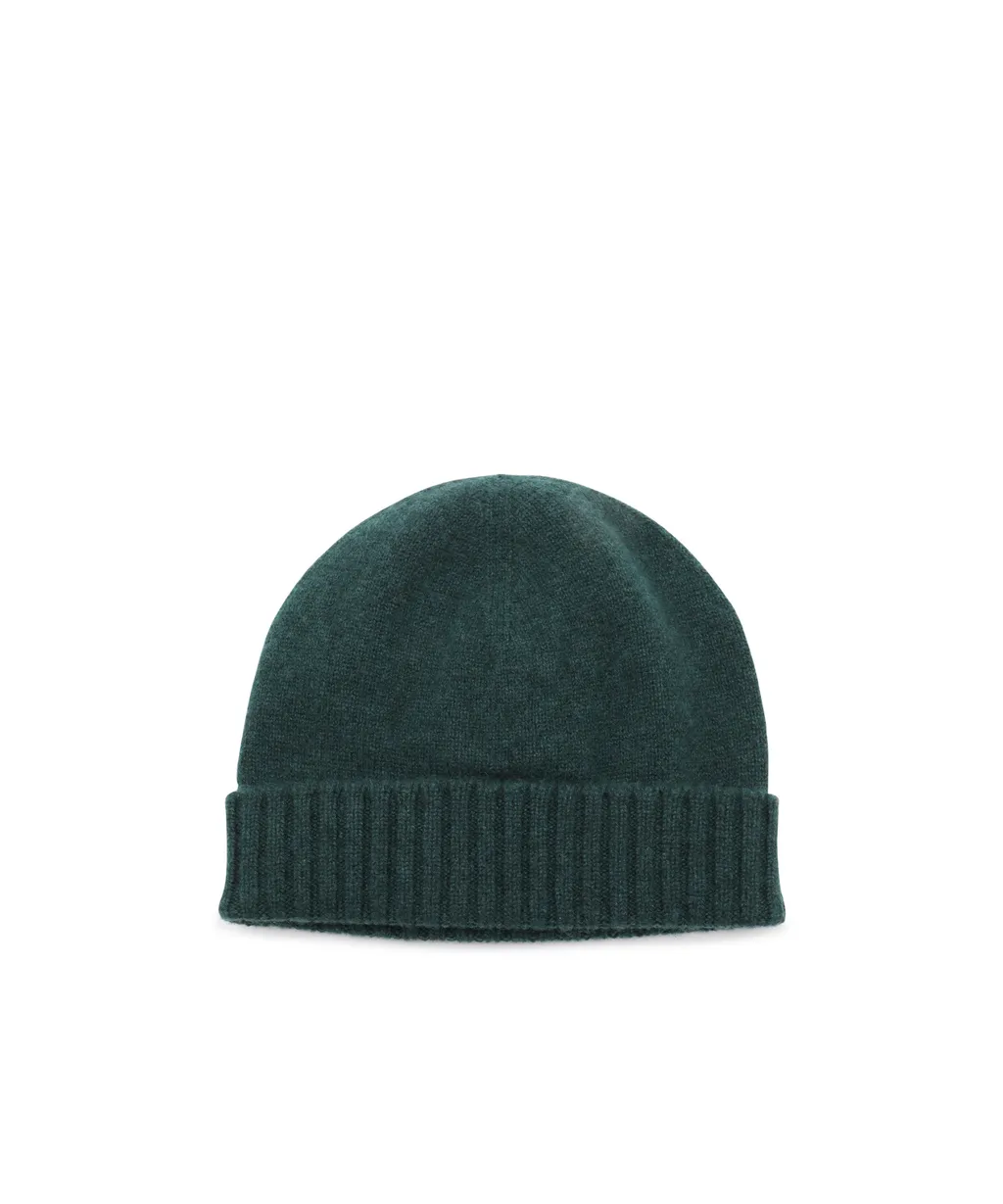 Malo Fine-Knit Turn-Up Brim Beanie