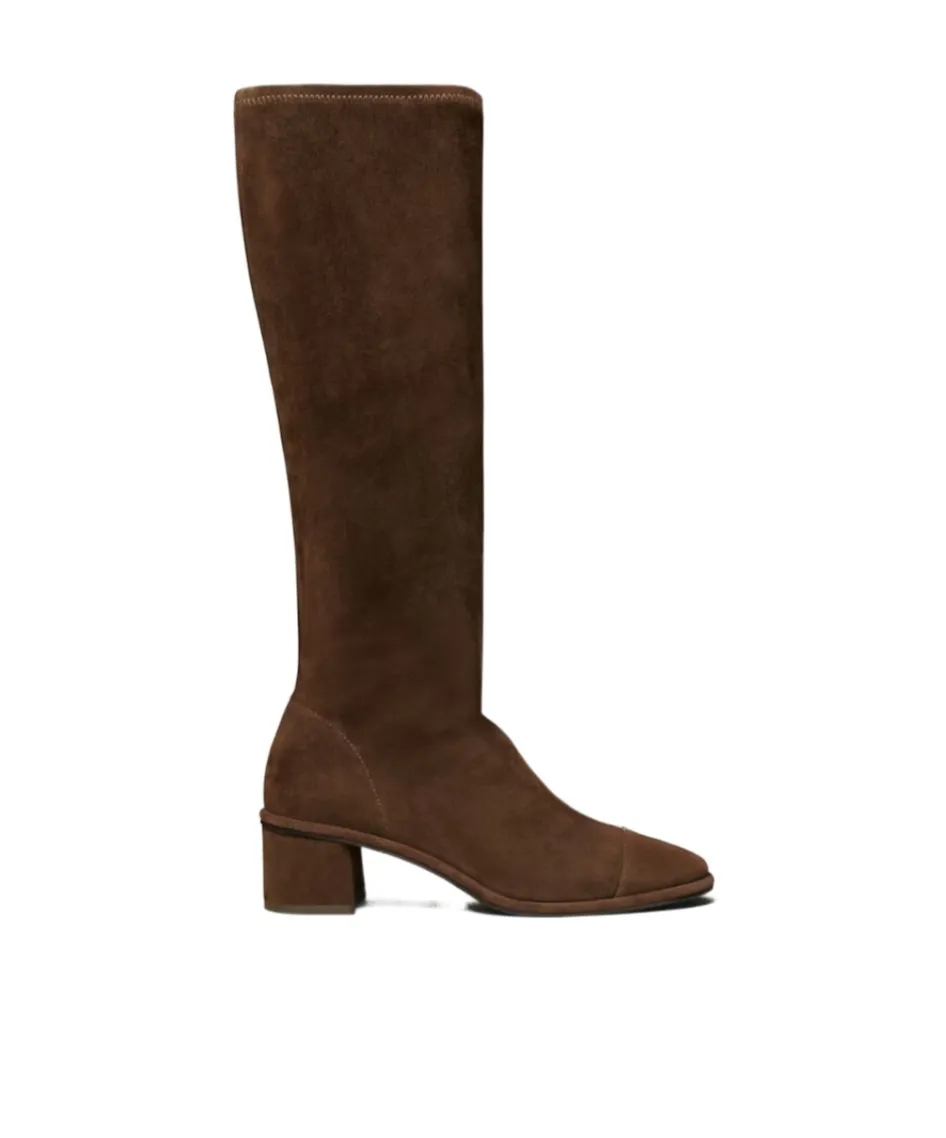 Tory Burch Cap-Toe Knee-High Boots