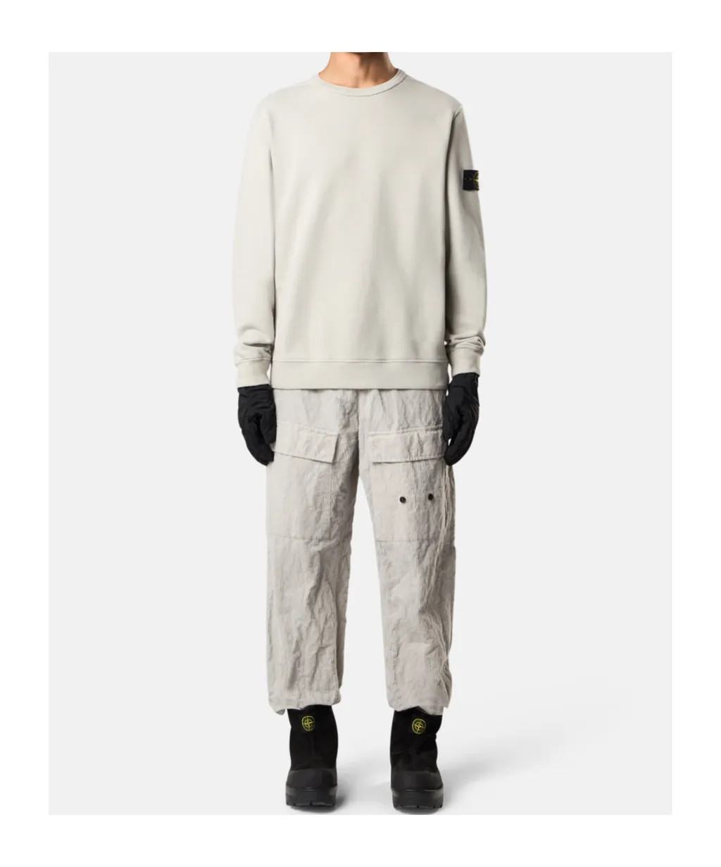 Stone Island Logo Patch Crewneck Sweatshirt