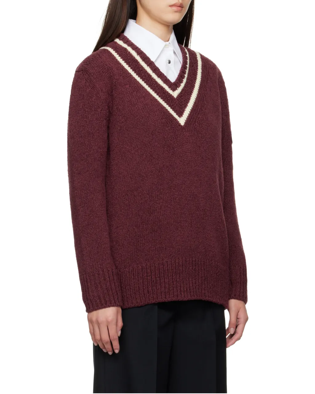 Moncler Padded V-Neck Jumper