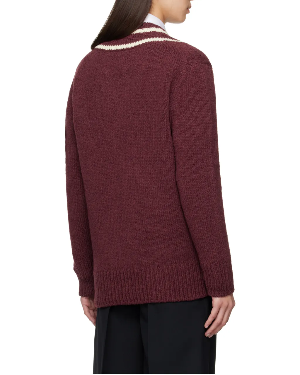 Moncler Padded V-Neck Jumper
