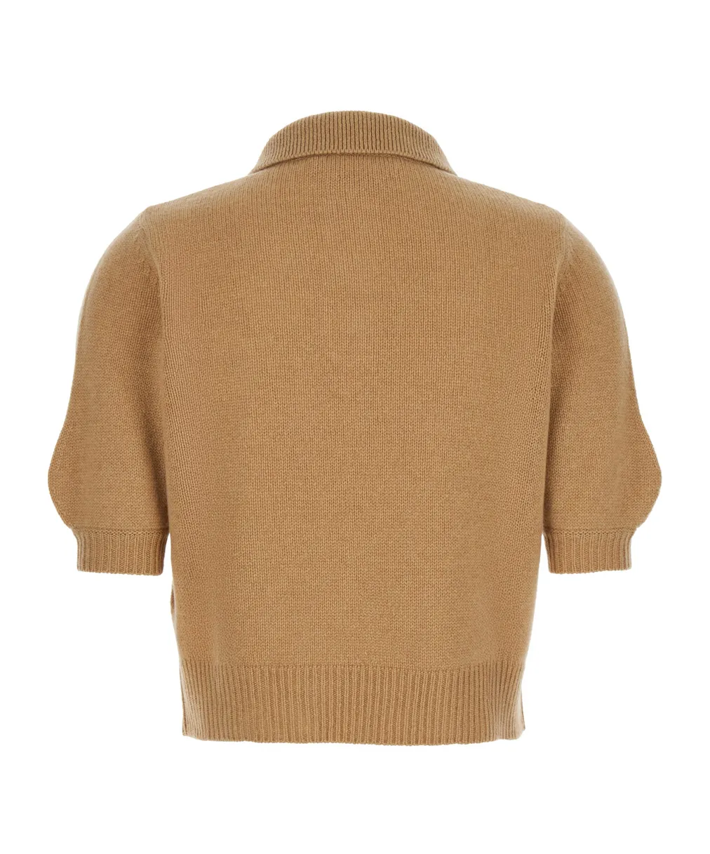 Marni Logo Appliqué Polo Jumper