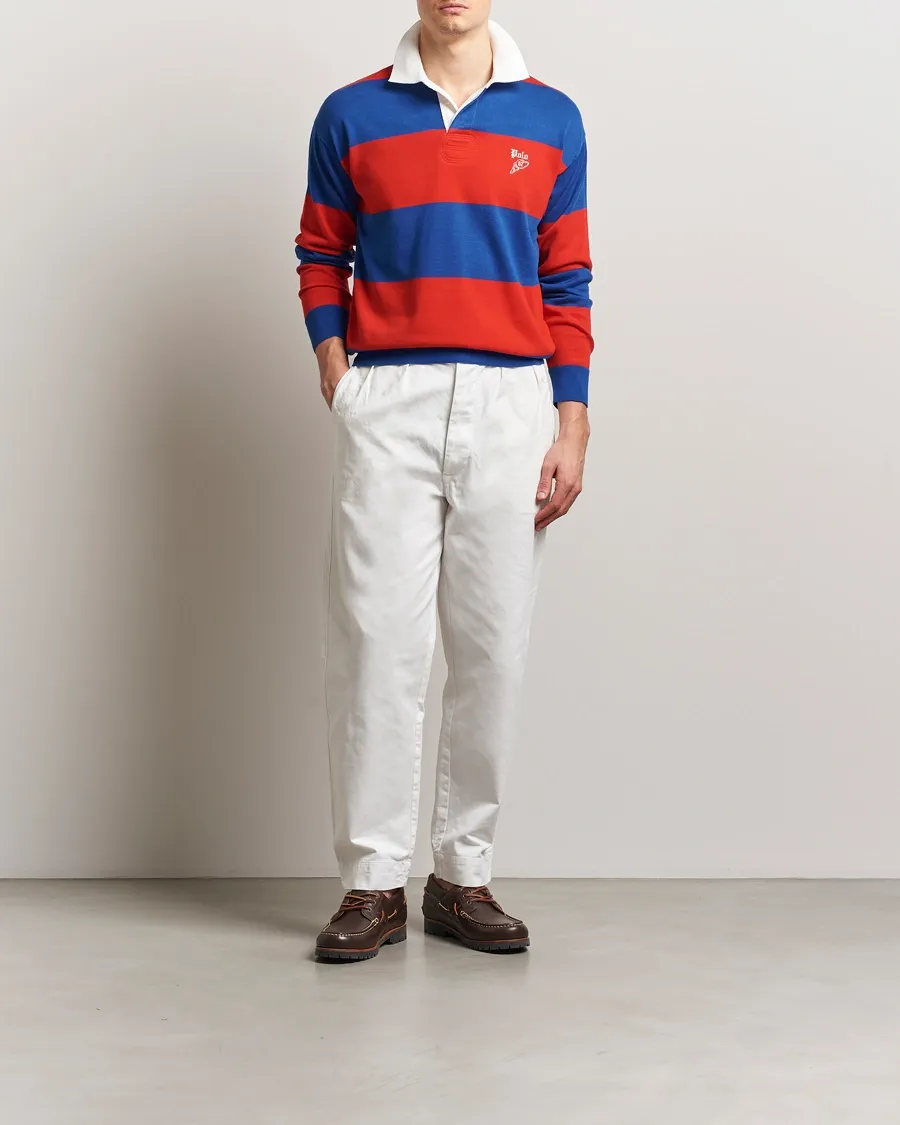Striped Rugby Polo Shirt