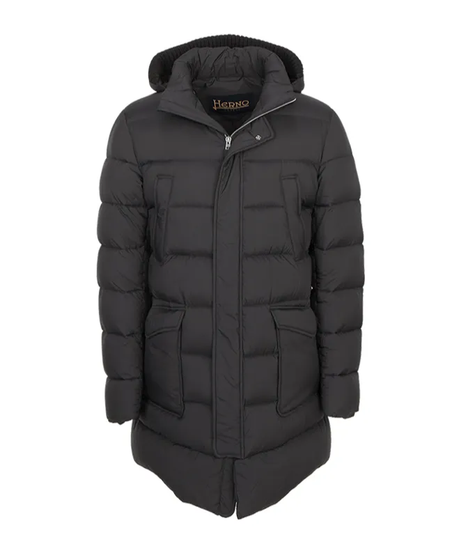 Quilted Zip-Up Down Jacket