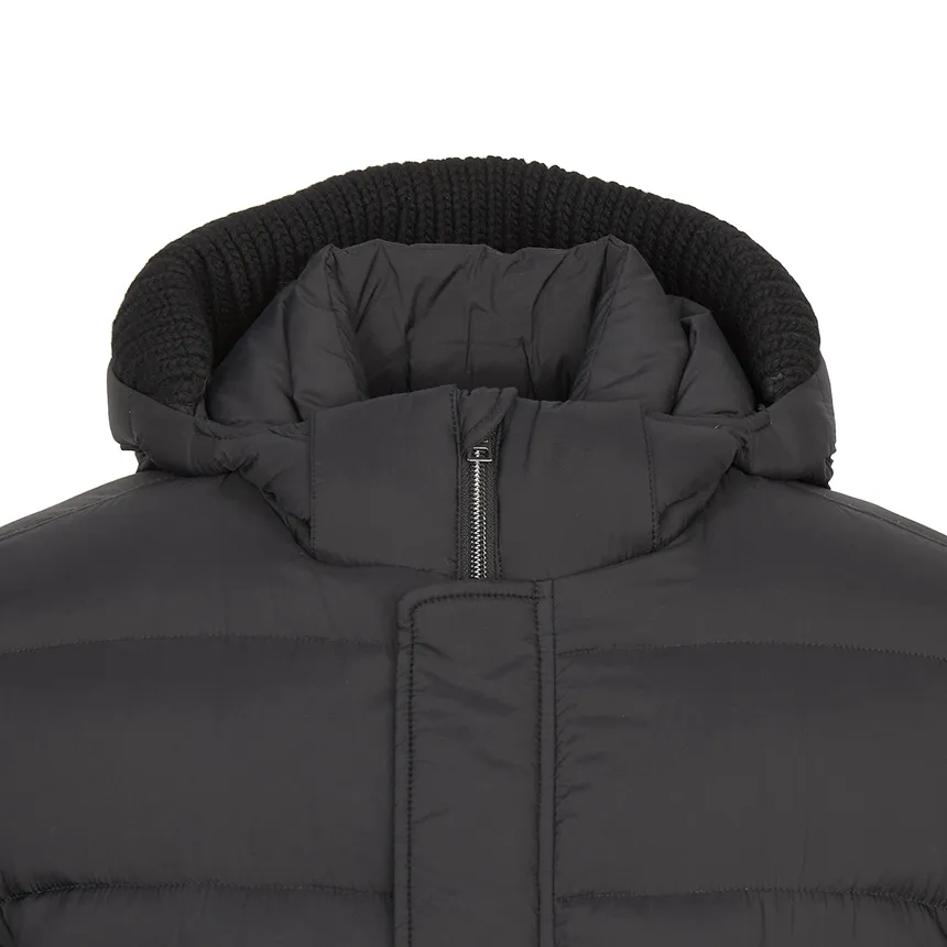 Quilted Zip-Up Down Jacket