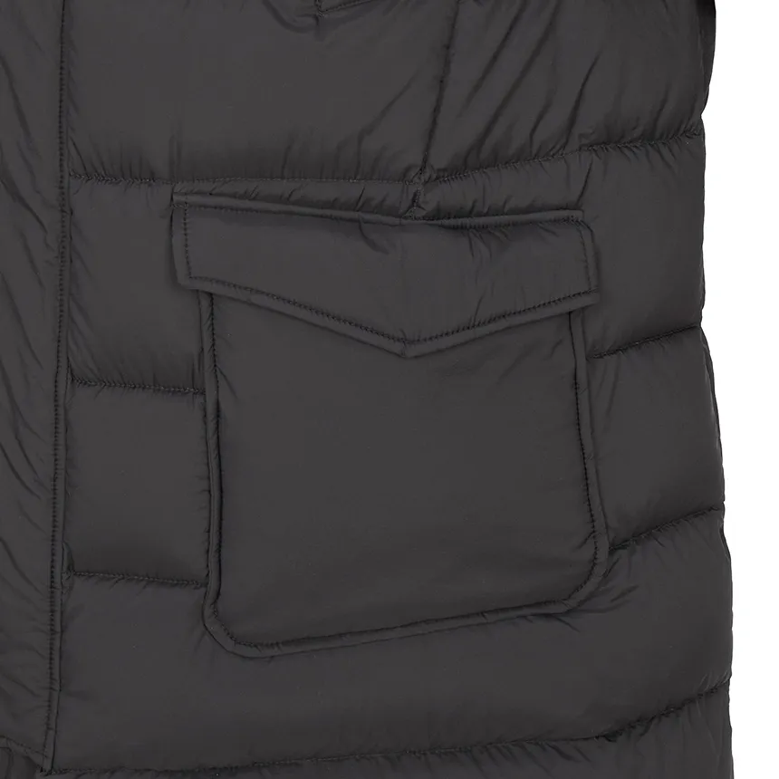 Quilted Zip-Up Down Jacket