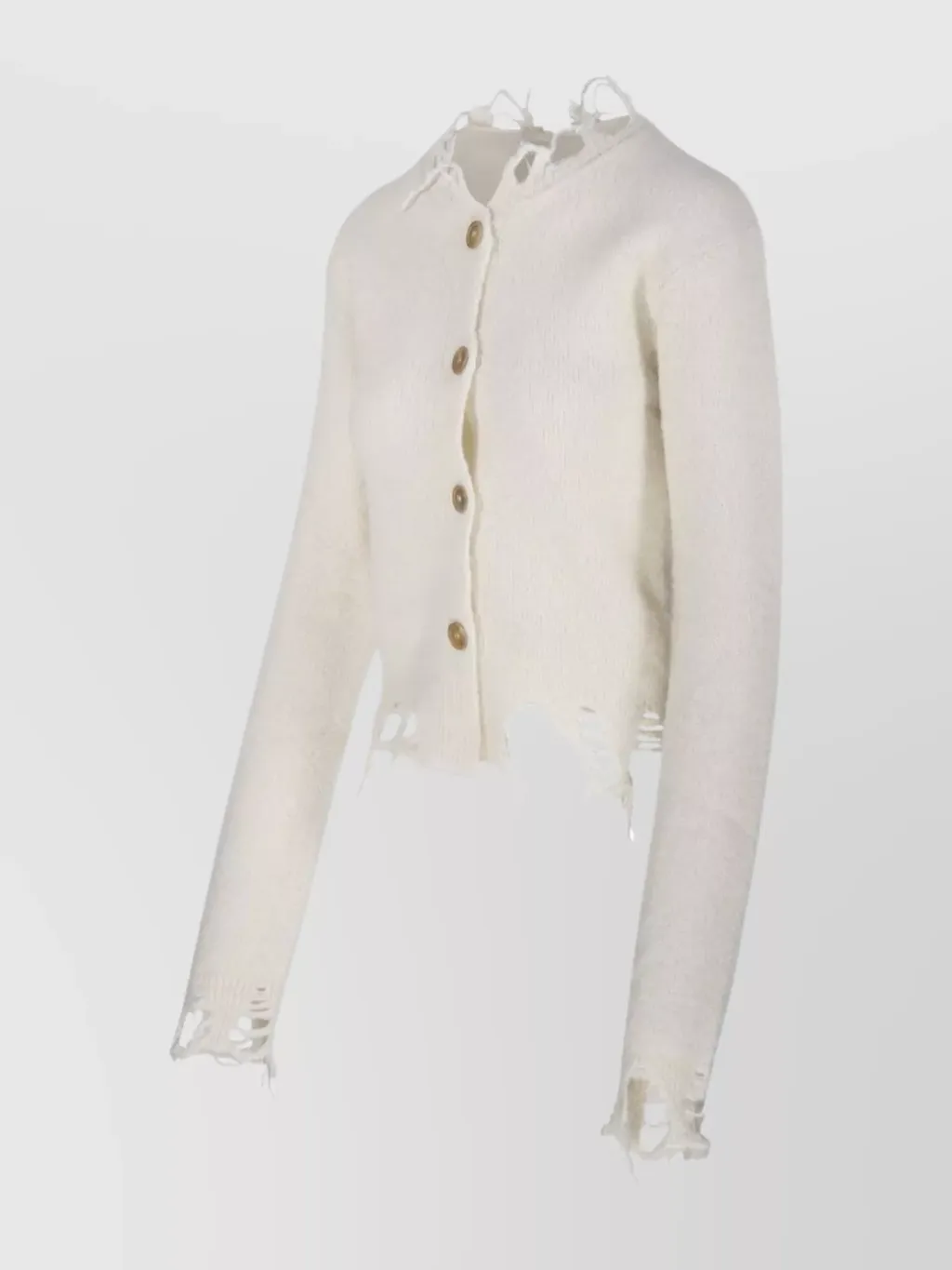Distressed Frayed Cardigan