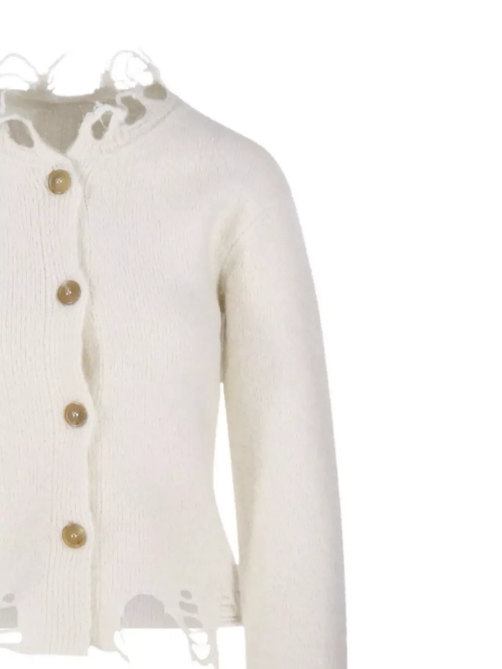Distressed Frayed Cardigan