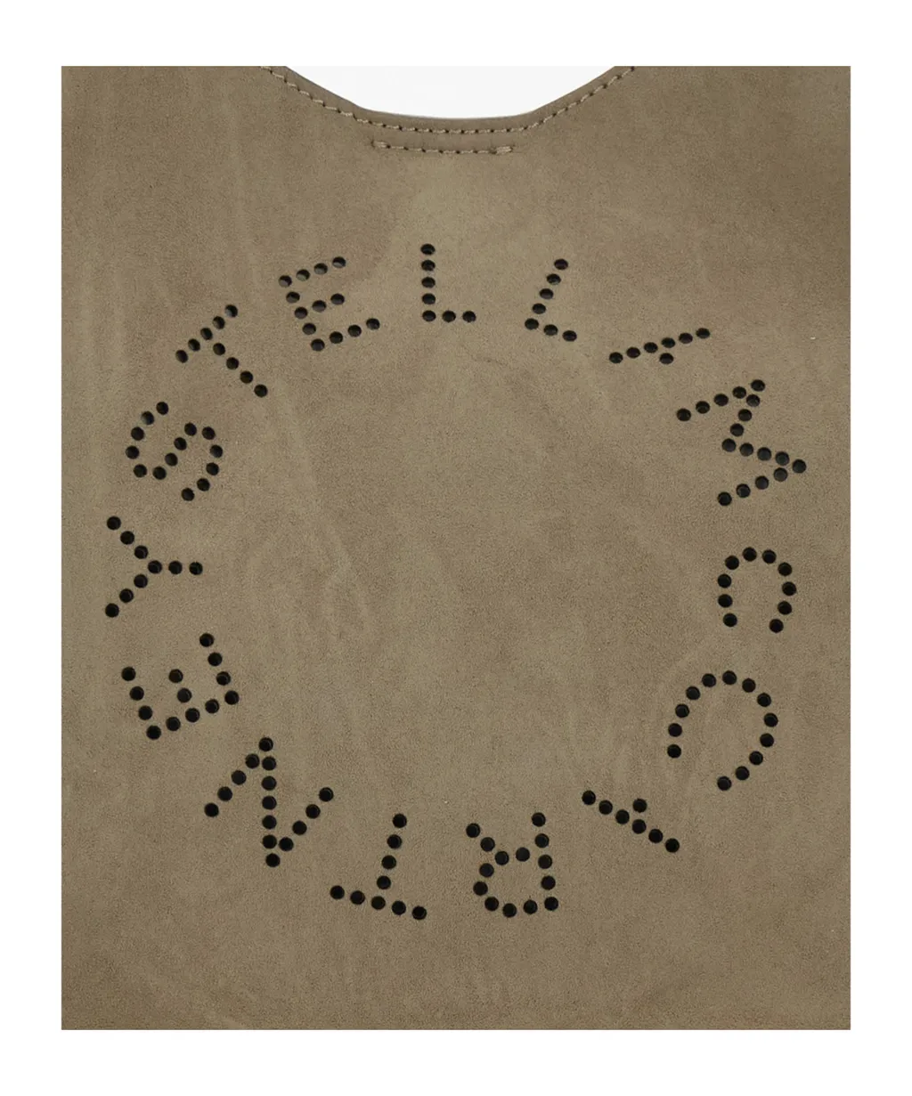 Stella Mccartney Logo Detailed Small Hobo Bag