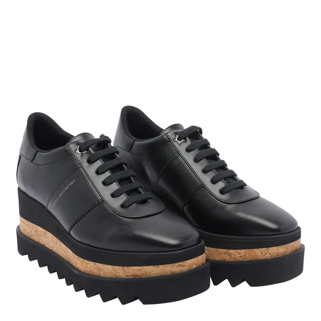 Stella Mccartney Sneak-Elyse Platform Lace-Up Trainers