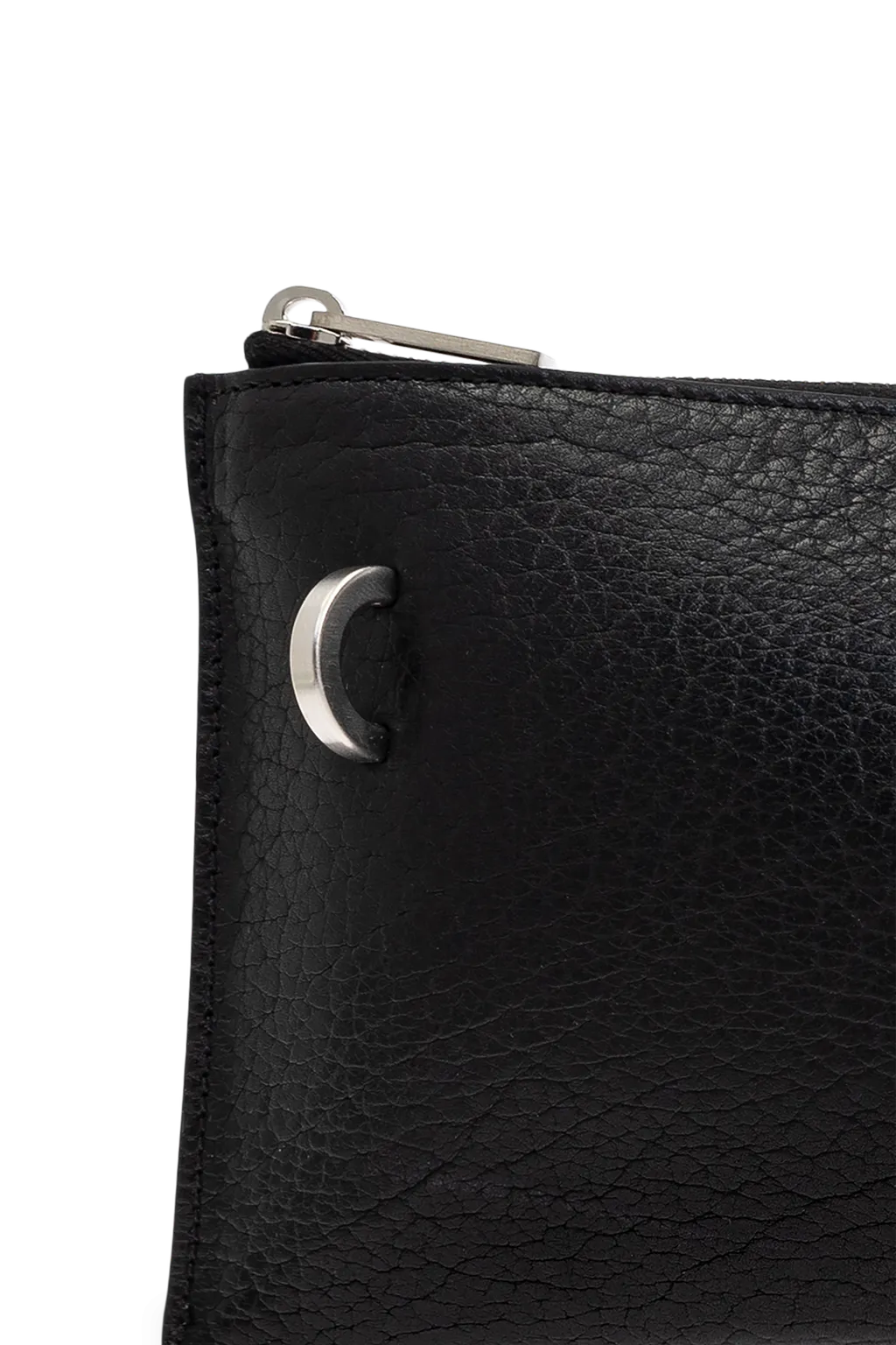 Rick Owens Logo Embossed Clutch Bag